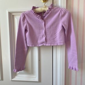 Girl’s Size 8 Lavender Sweater Shrug